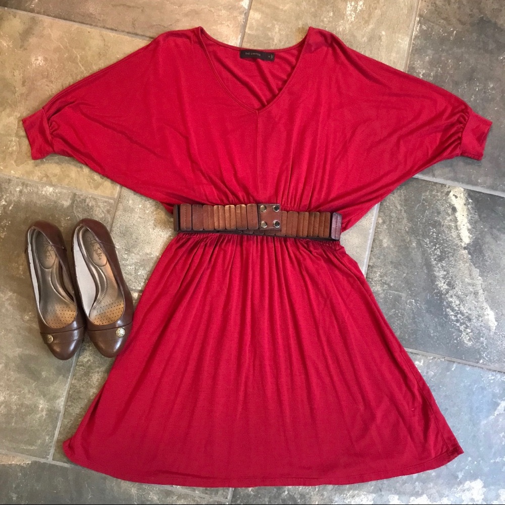 The Limited red dolman sleeve dress - Small